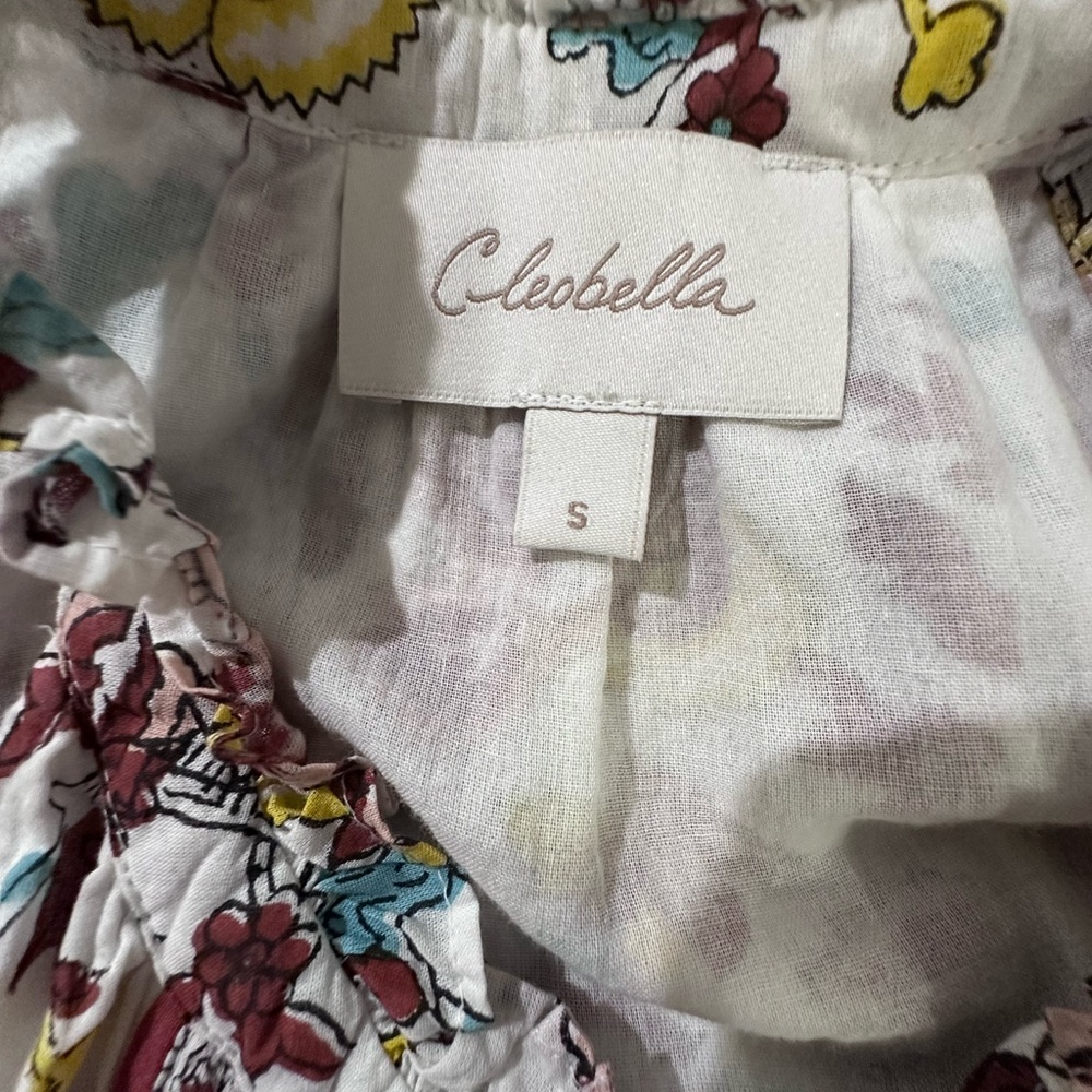 Anthropologie Cleobella Evangeline 100% Organic Cotton Ankle Dress in Enya Small - Picture 12 of 16